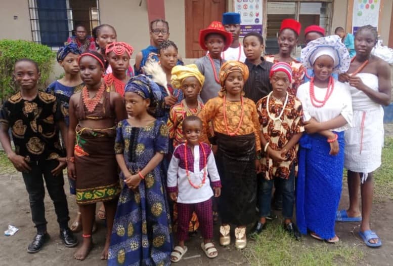 Children In Their Traditional Attire